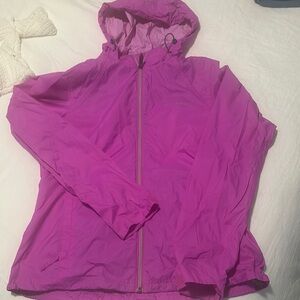 Women's Purple/pink Columbia rain jacket/wind breaker
